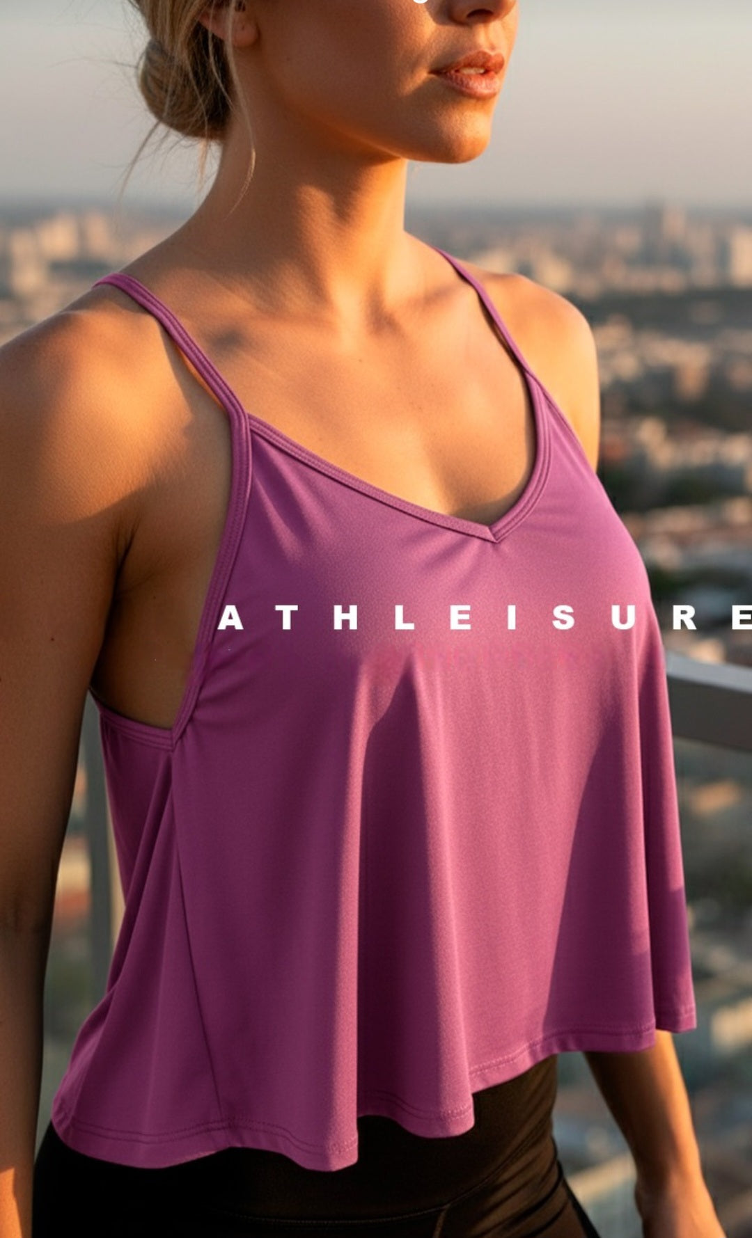 Athleisure crop top